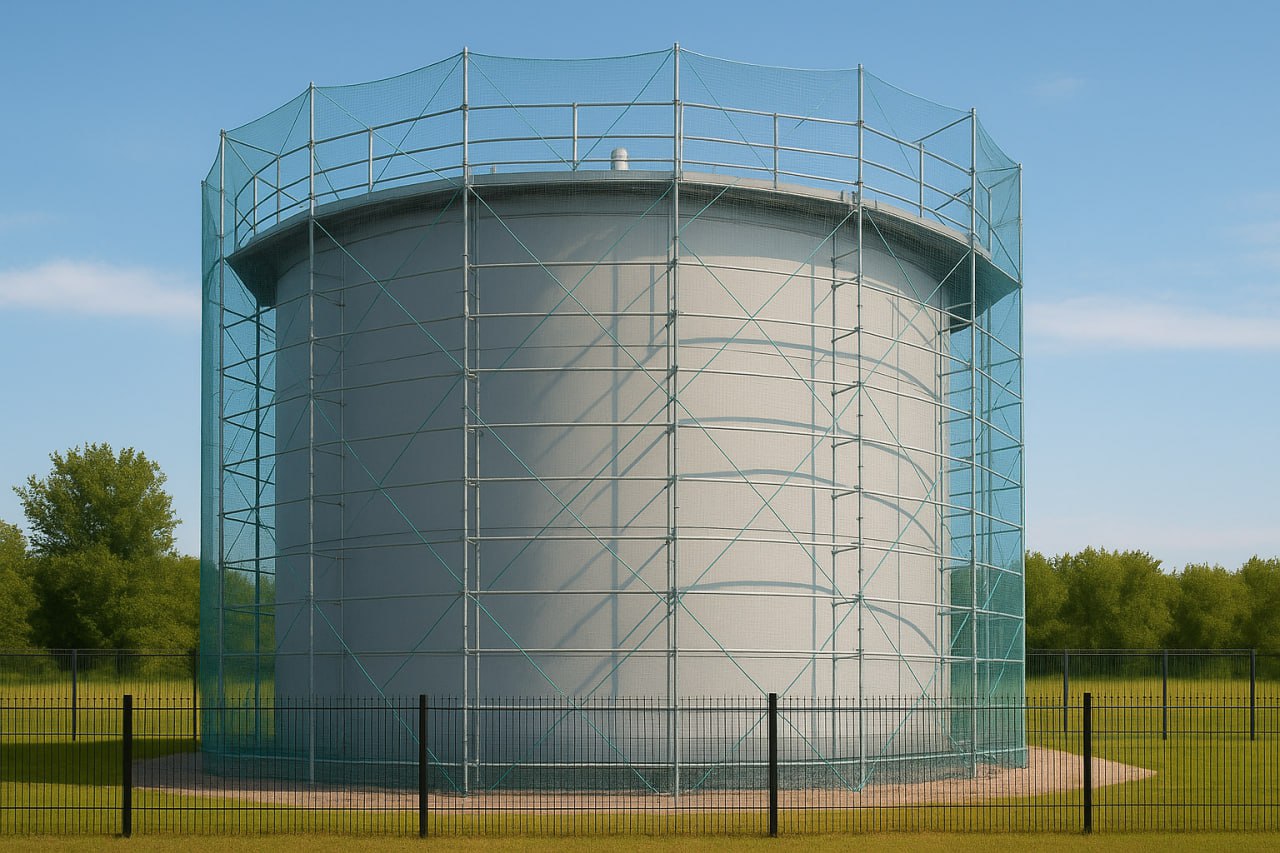 Ограждение для резервуара 22,8 м