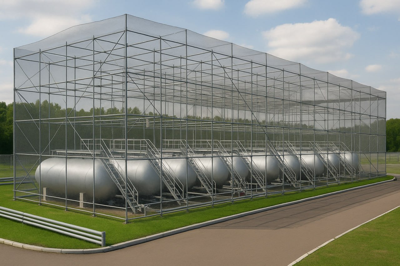 Ограждение для склада ГСМ