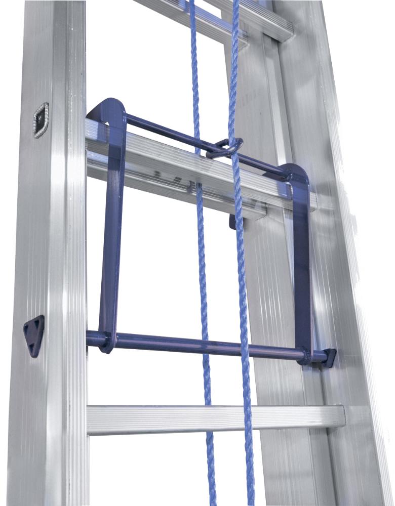 Лестница трехсекционная выдвижная с тросом Alumet Ал 3312 фото 2