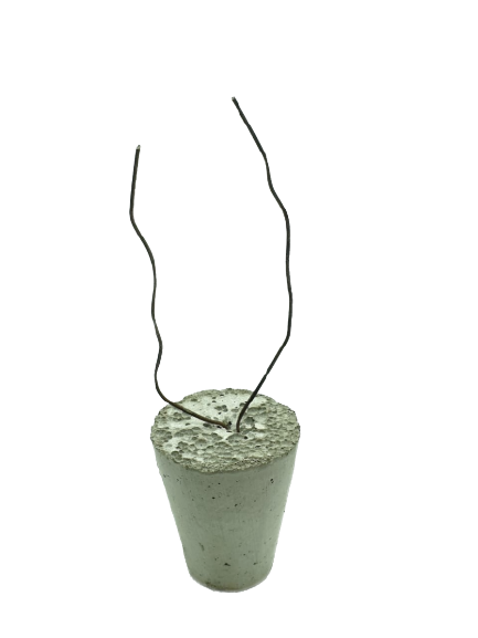 Бетонный фиксатор арматуры Промышленник конус 60 с проволокой упаковка 200 шт. фото 1