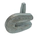 Замок кованный оцинкованный для опалубки Промышленник ударный 10 шт. фото 2