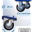 Платформенная тележка Промышленник 1400х800 сетчатая ПС-8.14 250 мм фото 4