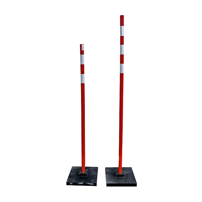 Аварийное ограждение Промышленник Веха дорожная сигнальная 1,8 м, с 3-мя с/о лентами (10 шт) фото 5