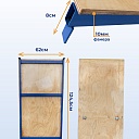 Настил с люком Промышленник для вышки-туры Дачник 0,6x1,2 фото 3