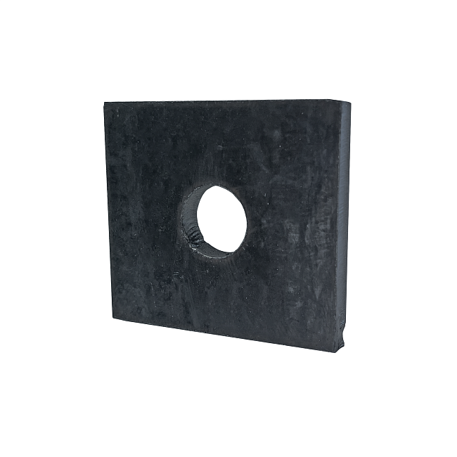 Фундаментная закладная плита (анкерная шайба)  Промышленник Мн-1 80х80 мм фото 1