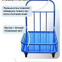 Платформенная тележка Промышленник 1000х600 ПБМ-6.10 125 ммс бортиком фото 5