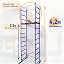 Вышка-тура Промышленник Дачник оцинкованный фото 10