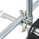 Стойка лесов хомутовых оцинкованная 2 м фото 3