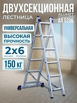 Купить Лестница двухсекционная Ал 5206