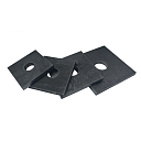 Фундаментная закладная плита (анкерная шайба)  Промышленник Мн-4 120х120 мм фото 3