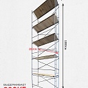 Леса строительные рамные ЛРСП 30 комплект 3x10 м фото 2