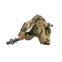 Хомут поворотный 48х48 мм, штампованный фото 1