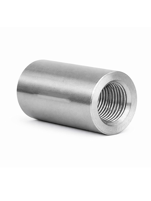 Муфта с цилиндрической резьбой для стыковки арматуры 32 мм фото 2