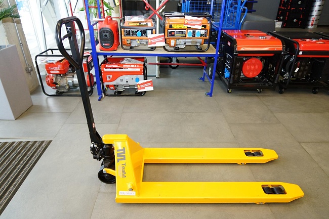 Гидравлическая тележка (рохля) TeaM 2,5T, 800х550 мм фото 5