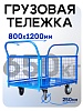 Платформенная тележка сетчатая ПС-8.12 250 мм