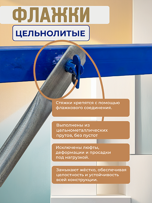 Вышка-тура  Промышленник ВСП Пром 0.7х1.6, 6.4 м фото 8