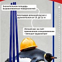 Гладилка по бетону TeaM 1,8 м (со сборной ручкой 5,7м) фото 4