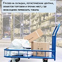 Платформенная тележка Промышленник 1200х800 ПБМ-8.12 200 мм с бортиком фото 6