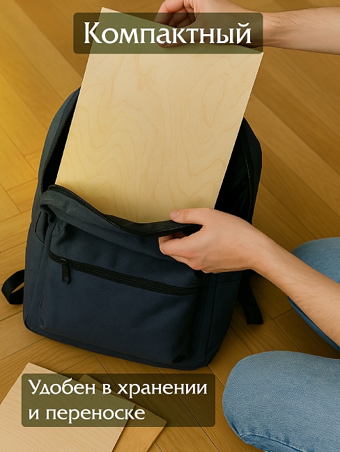 Фанера Промышленник 480х460х10мм, береза, упаковка 5 шт фото 3