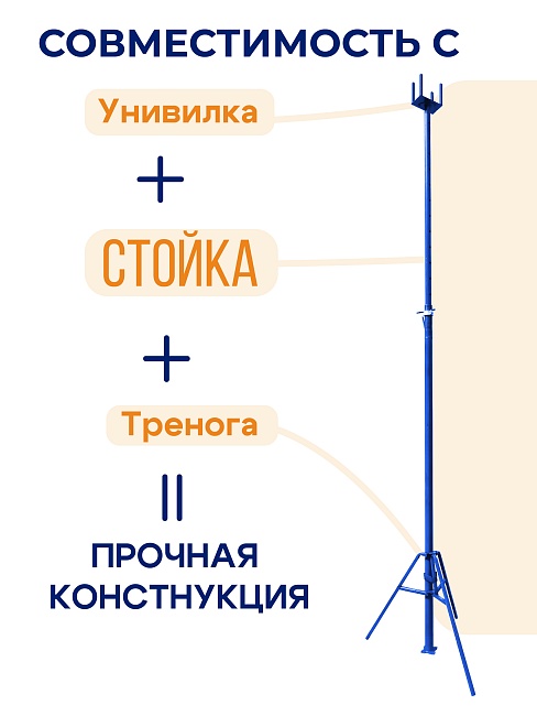Стойка телескопическая для опалубки  Промышленник 1.65 м фото 8