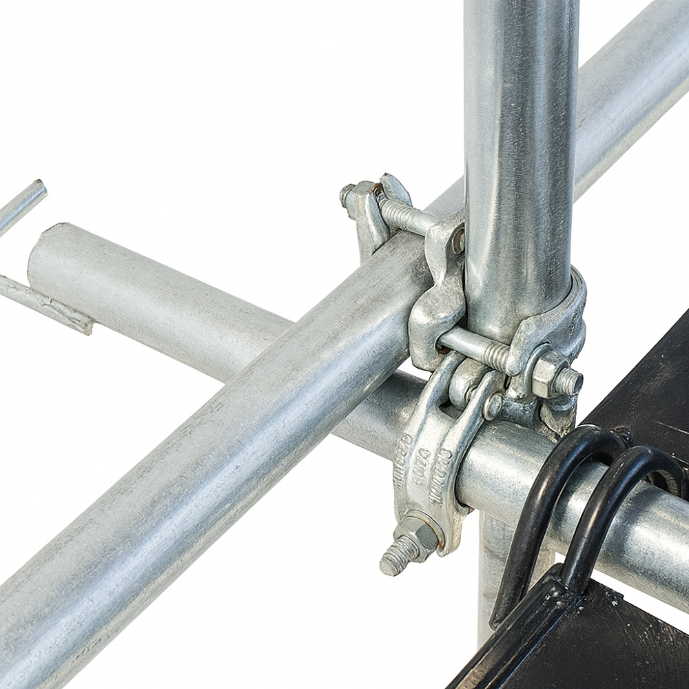 Поперечина к стене для хомутовых лесов оцинкованная 2,5 м фото 2