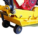 Виброплита бензиновая TeaM С-60 с двигателем Honda и баком для воды, колесами фото 4