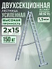Лестница двухсекционная Ал 6215