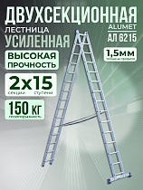 Купить Лестница двухсекционная Ал 6215