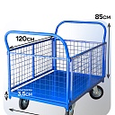 Платформенная тележка Промышленник 1200х800 сетчатая ПС-8.12 250 мм фото 2