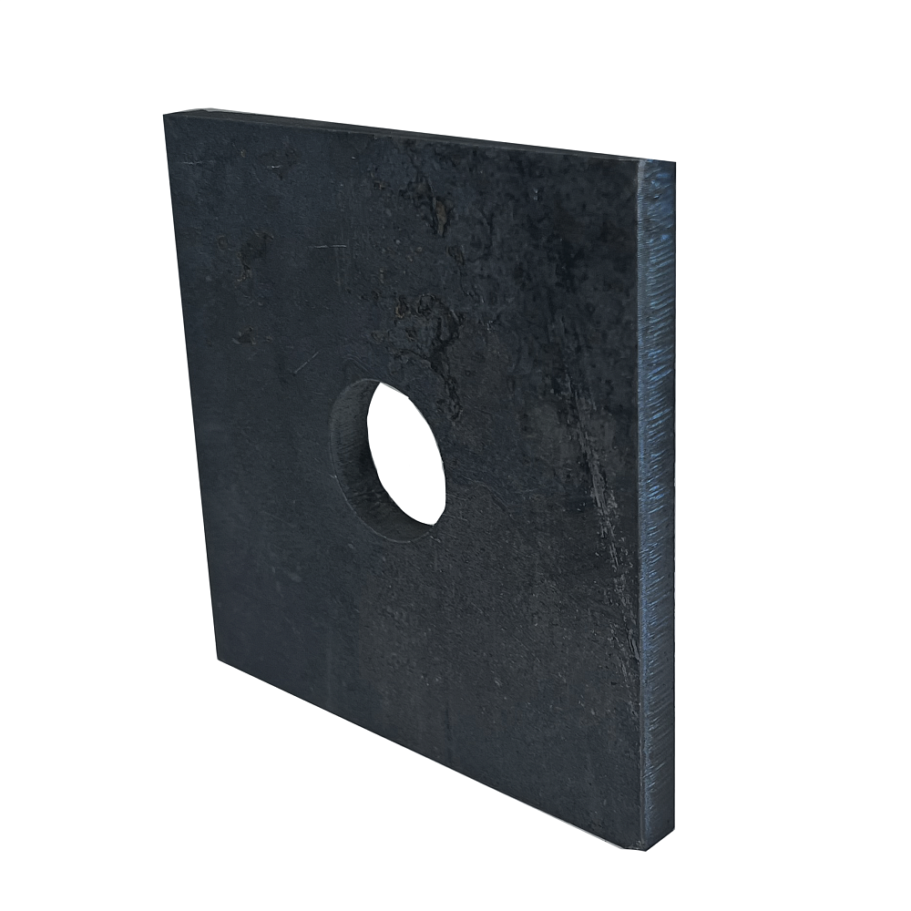 Фундаментная закладная плита (анкерная шайба)  Промышленник Мн-4 120х120 мм фото 1