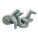 Замок кованный оцинкованный для опалубки Промышленник ударный 10 шт. фото 4