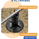 Фиксатор арматуры Промышленник стульчик под сыпучий грунт с литой опорой ФС 60 250 шт. фото 7