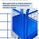 Платформенная тележка Промышленник 1800х800 сетчатая ПС-8.18 200 мм фото 5