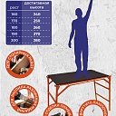Столик малярный  Промышленник влагостойкий складной H80 фото 3