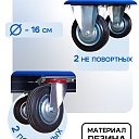 Платформенная тележка Промышленник 1200х800 ПБ-8.12 160 мм с трубчатыми бортами фото 4